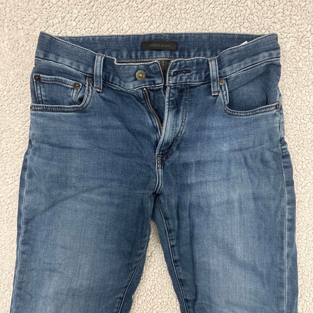 Uniqlo Heattech Ultra Stretch Slim Fit Jeans Navy Blue 29 321-418915